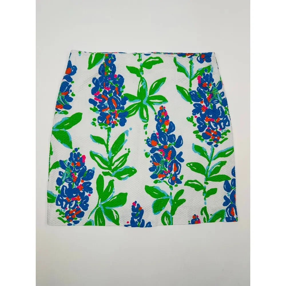 Lilly Pulitzer Lynnie Honeycomb Pique Mini Skirt Size 0